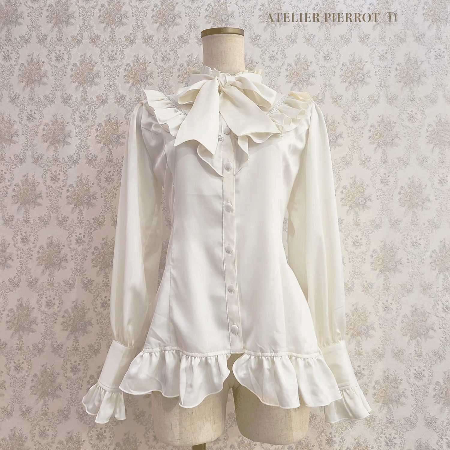 【ATELIER PIERROT】Lumiere襯衫off-White/Bordeaux/綠色/海軍/黑色