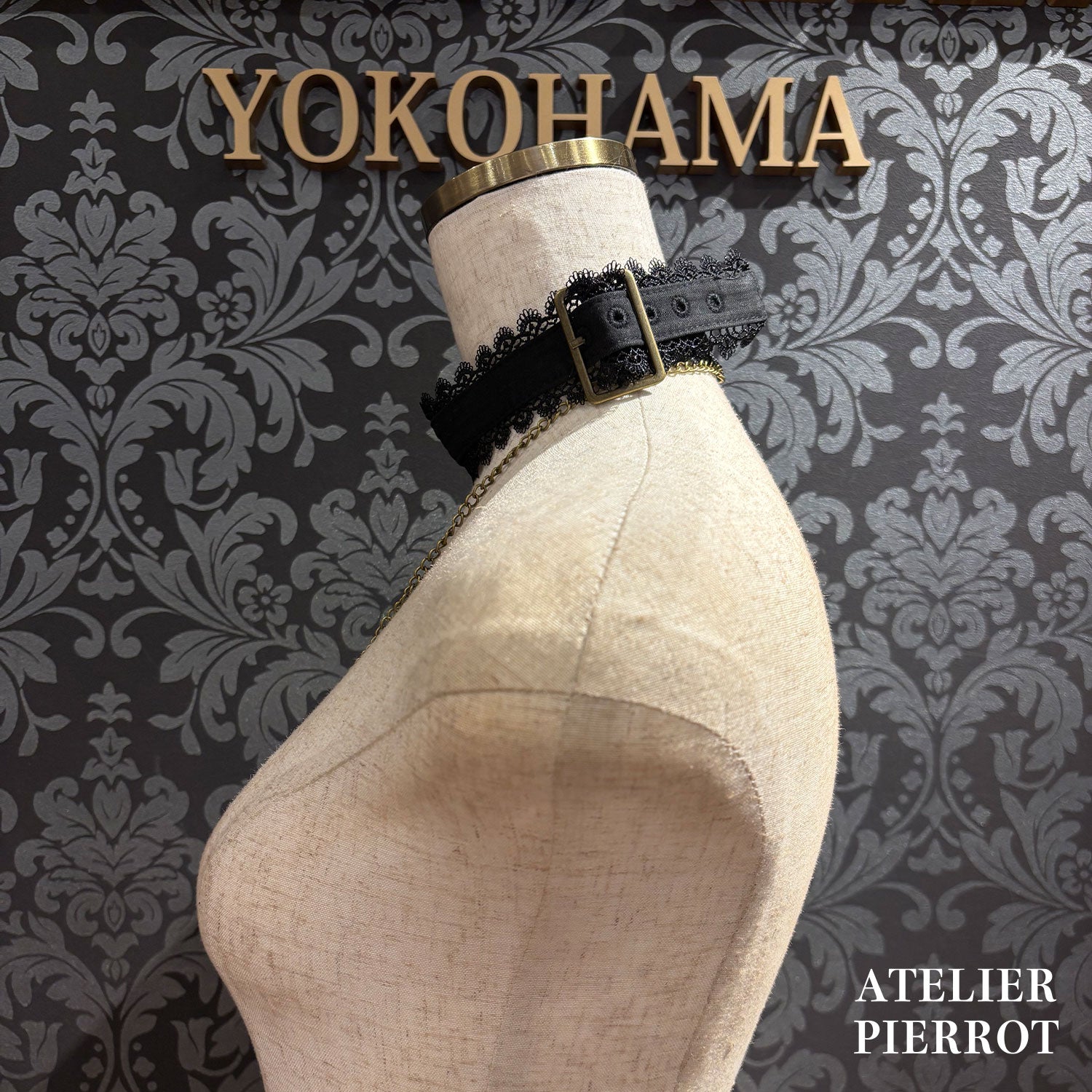 【ATELIER PIERROT】 ★ご予約受付中★ Forbidden Prayer Choker Necklace Set ホワイト/ブラック