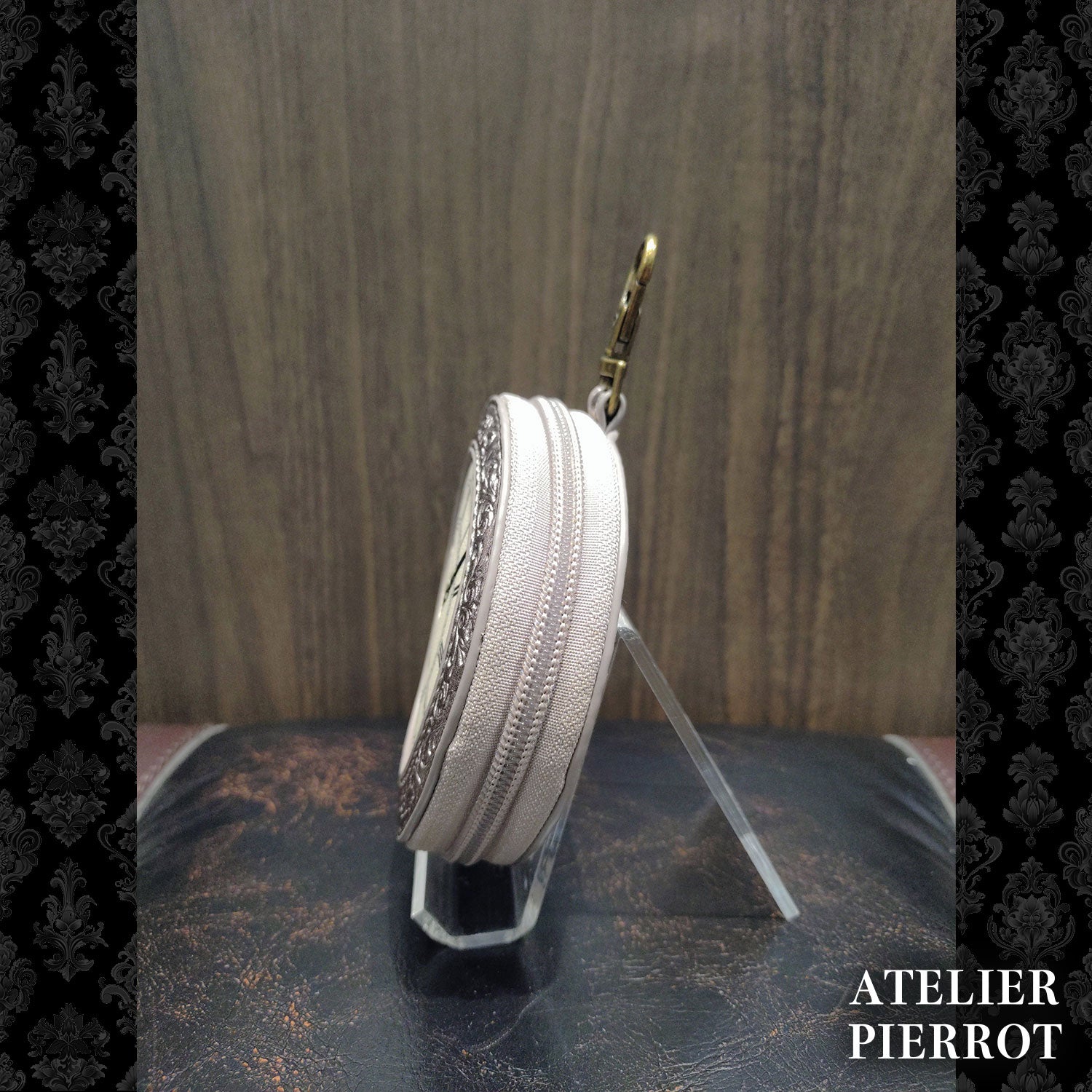 【ATELIER PIERROT】 ★예약 접수 중★ Pochette a la carte Coin Purse ~Clock~-Gothic Lolita Coin Purse- 신색 실버/브론즈/Black