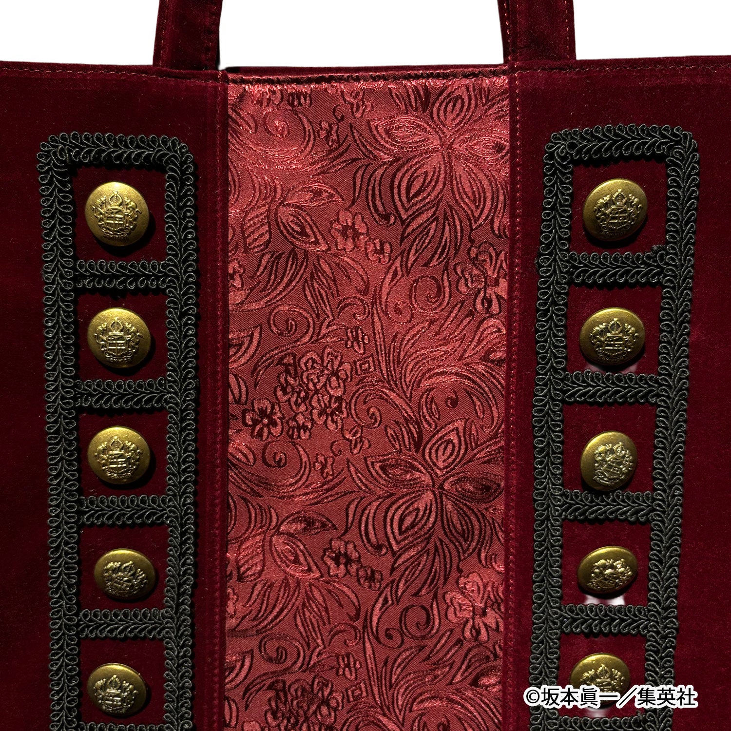 【ATELIER PIERROT】 「 イノサン 」トートバッグ -Gothic Lolita Tote Bag- ワイン/ブラック