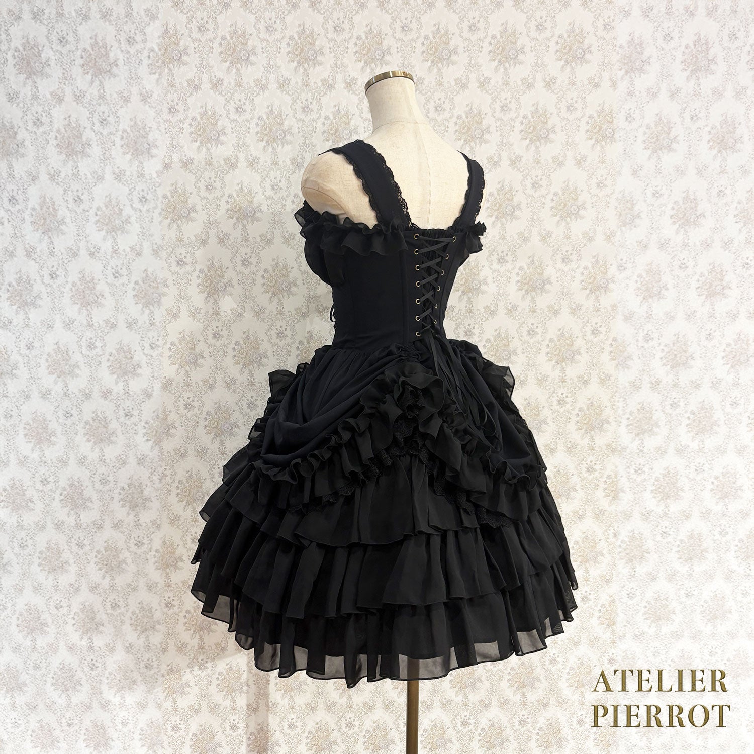 【ATELIER PIERROT】 Jupe de sauteur de Waltz éternelle blanc / bordeaux / violet / marine / noir x blanc / noir
