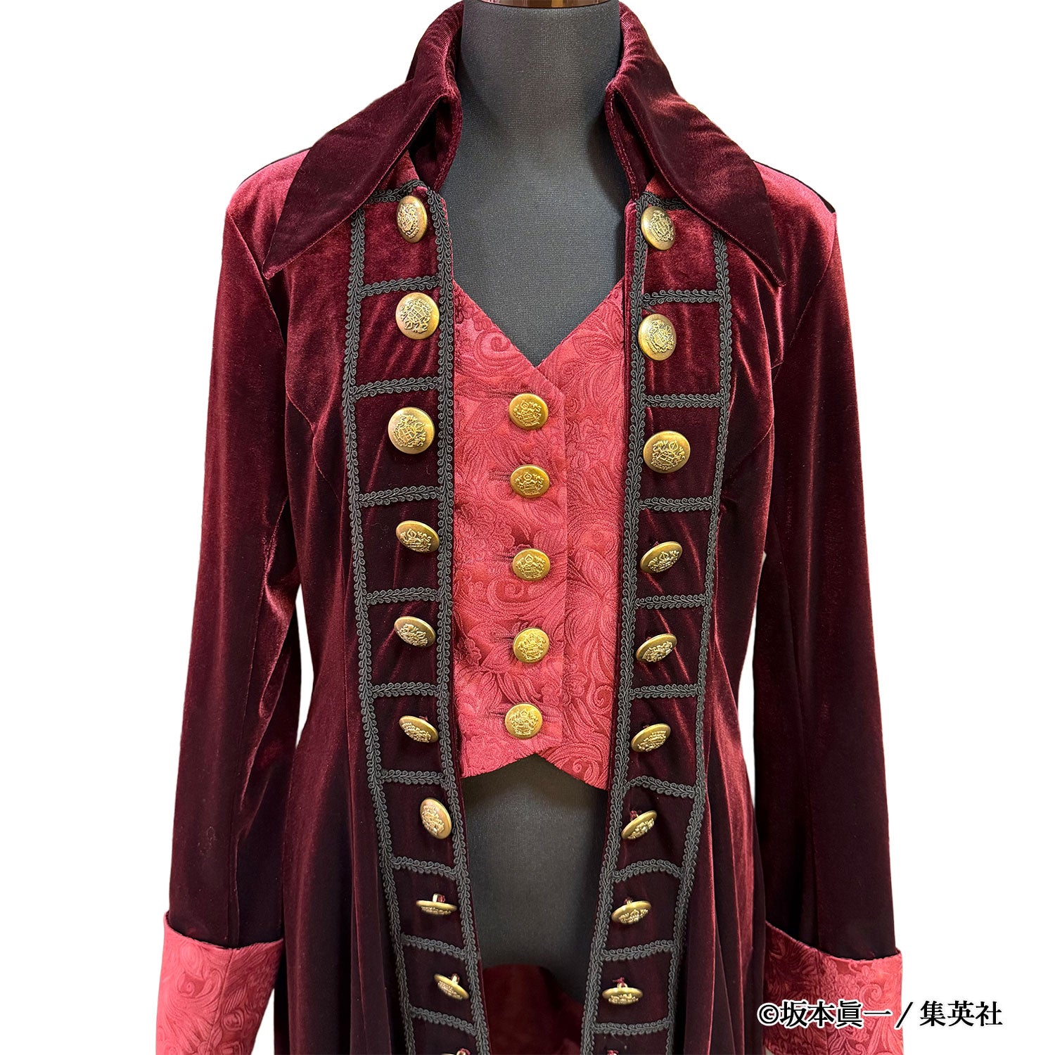 【ATELIER PIERROT】 「 イノサン 」 ロングジャケット 赤 ( 刺繍あり ) /青( 刺繍なし ) /黒 ( 刺繍なし )