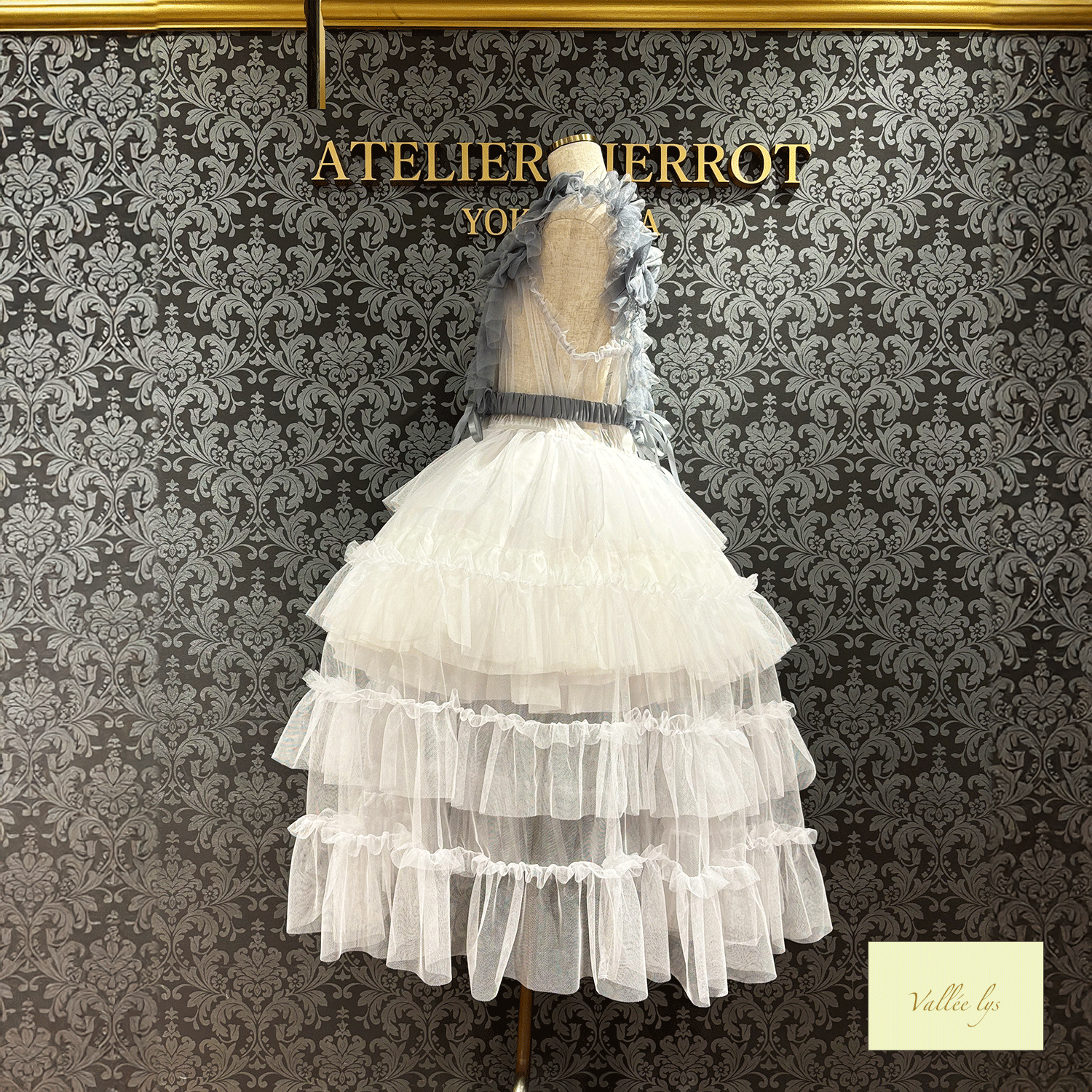 Vallee lys瓦勒莉丝Nocturne Tulle Harness白色/粉红色/波尔多/紫色/灰色/黑色