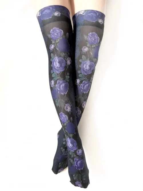 【Morun×Muuna Stoik】モランムーナストイック Rose’s thornオーバーニーソックス