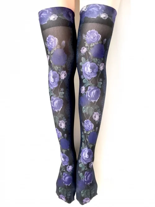 【Morun×Muuna Stoik】モランムーナストイック Rose’s thornオーバーニーソックス