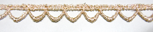 Ramemische Spitze Gold Gold/Silber Silber 13,7m Nr. 875002