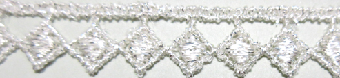 Ramemische Spitze Gold Gold/Silber Silber 13,7m Nr. 875010