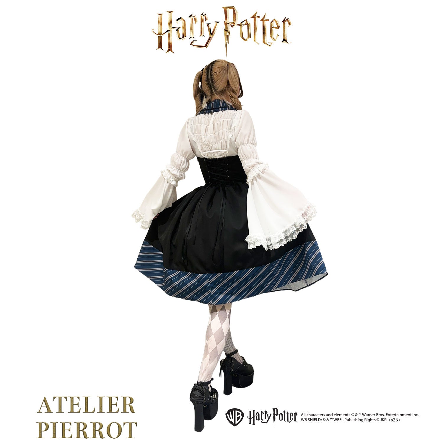 【ATELIER PIERROT】 Harry Potterハリーポッター/ベストワンピース グリフィンドール/スリザリン/ハッフルパフ/レイブンクロー