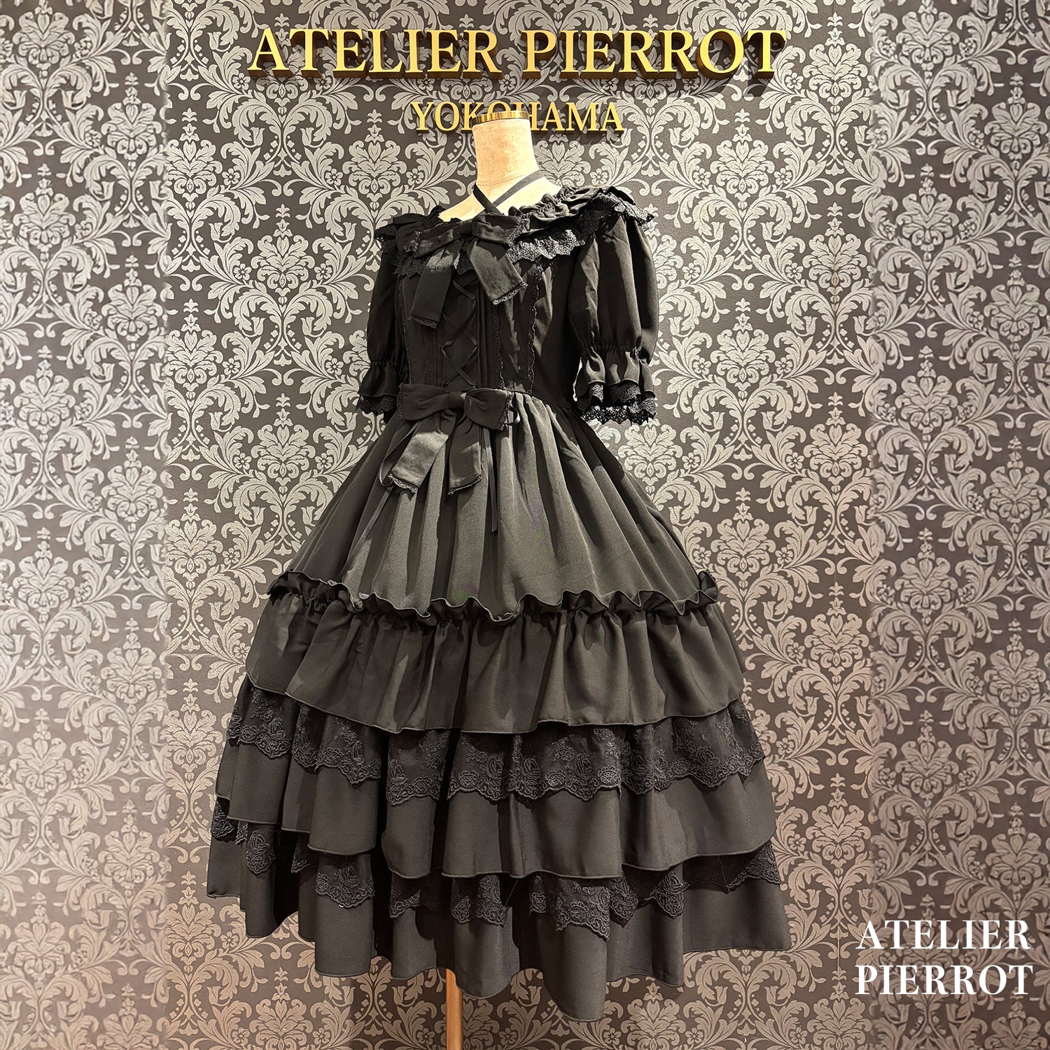 【ATELIER PIERROT】 ★Now accepting reservations★Aveline Mimore DressWhite/lavender/Navy/Black