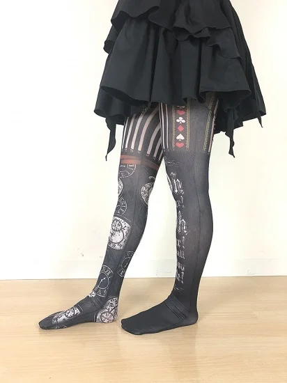 【Estrellas/エストレージャス】AliceHolicシリーズ*時計兎のタイツ(M-Lサイズ/L-LLサイズ)