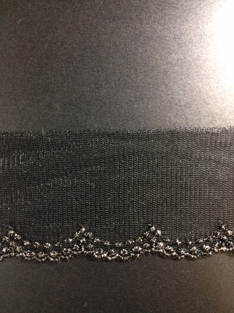 Lamethure lace/Black Silver Silver 13.7m 473 yen/1m