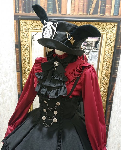 【Uf】ウフ うさ耳ハット 黒×黒耳 ★受注商品★