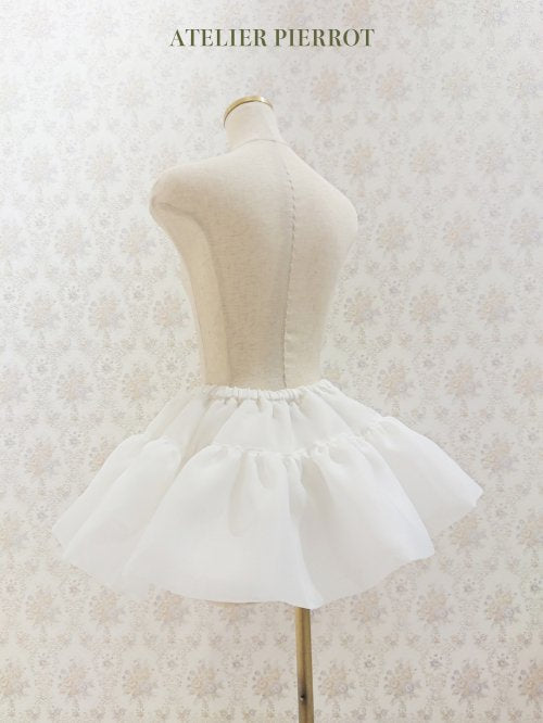 【ATELIER PIERROT】アトリエピエロ ミニパニエ mini panie White