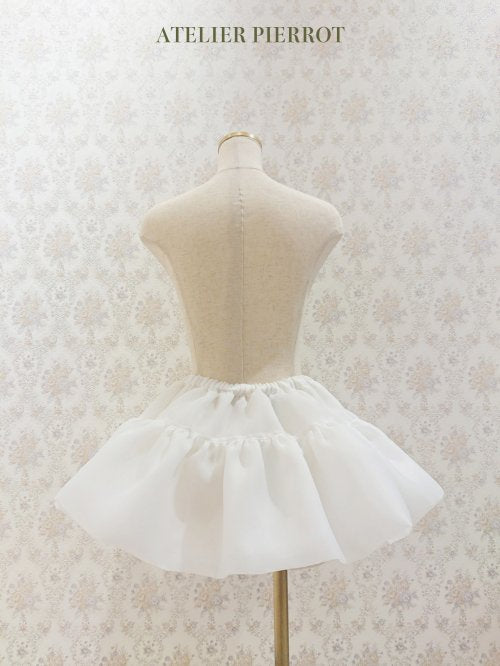 【ATELIER PIERROT】アトリエピエロ ミニパニエ mini panie White