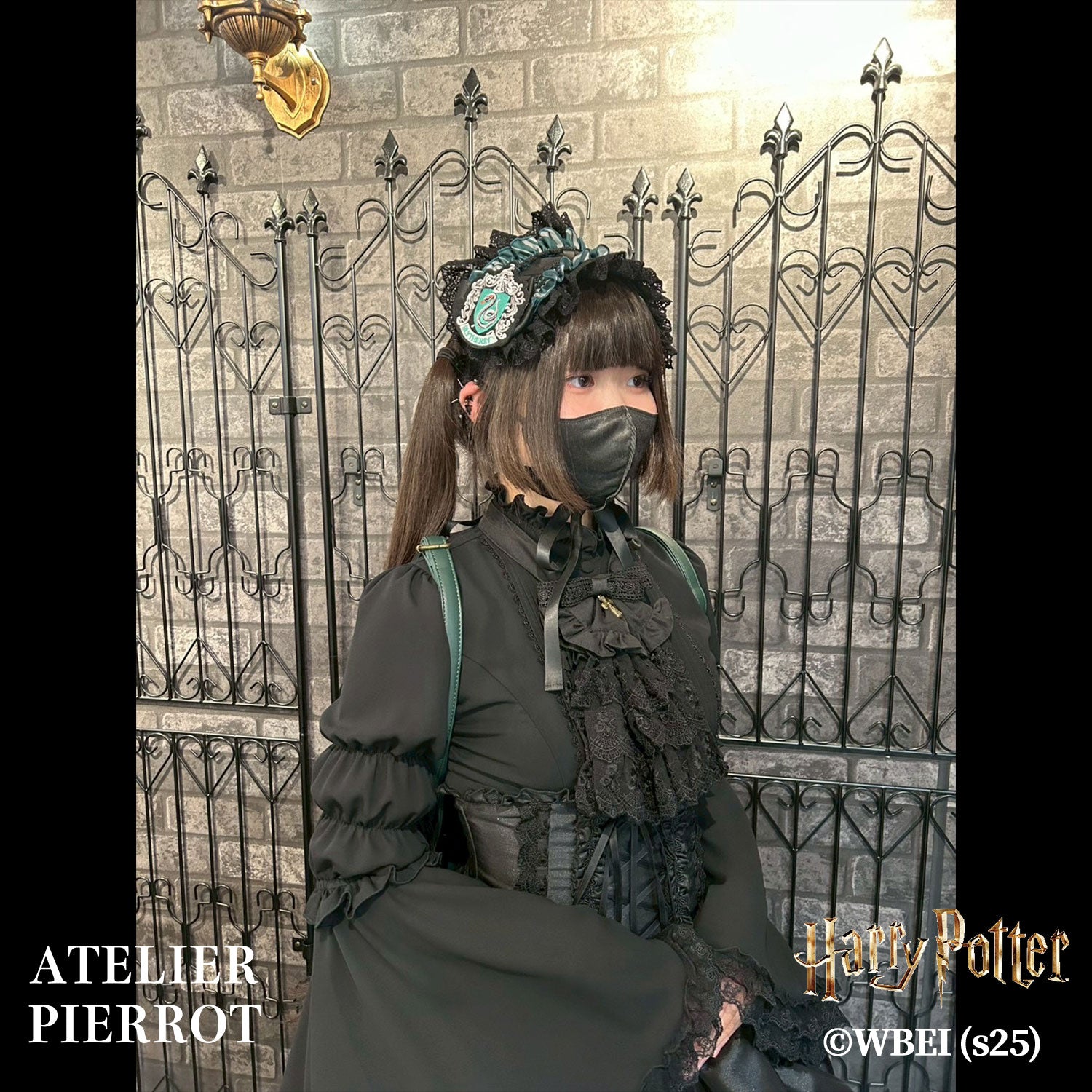 【ATELIER PIERROT】 Harry Potter ハリーポッター/編み上げヘッドドレス グリフィンドール/スリザリン/ハッフルパフ/レイブンクロー