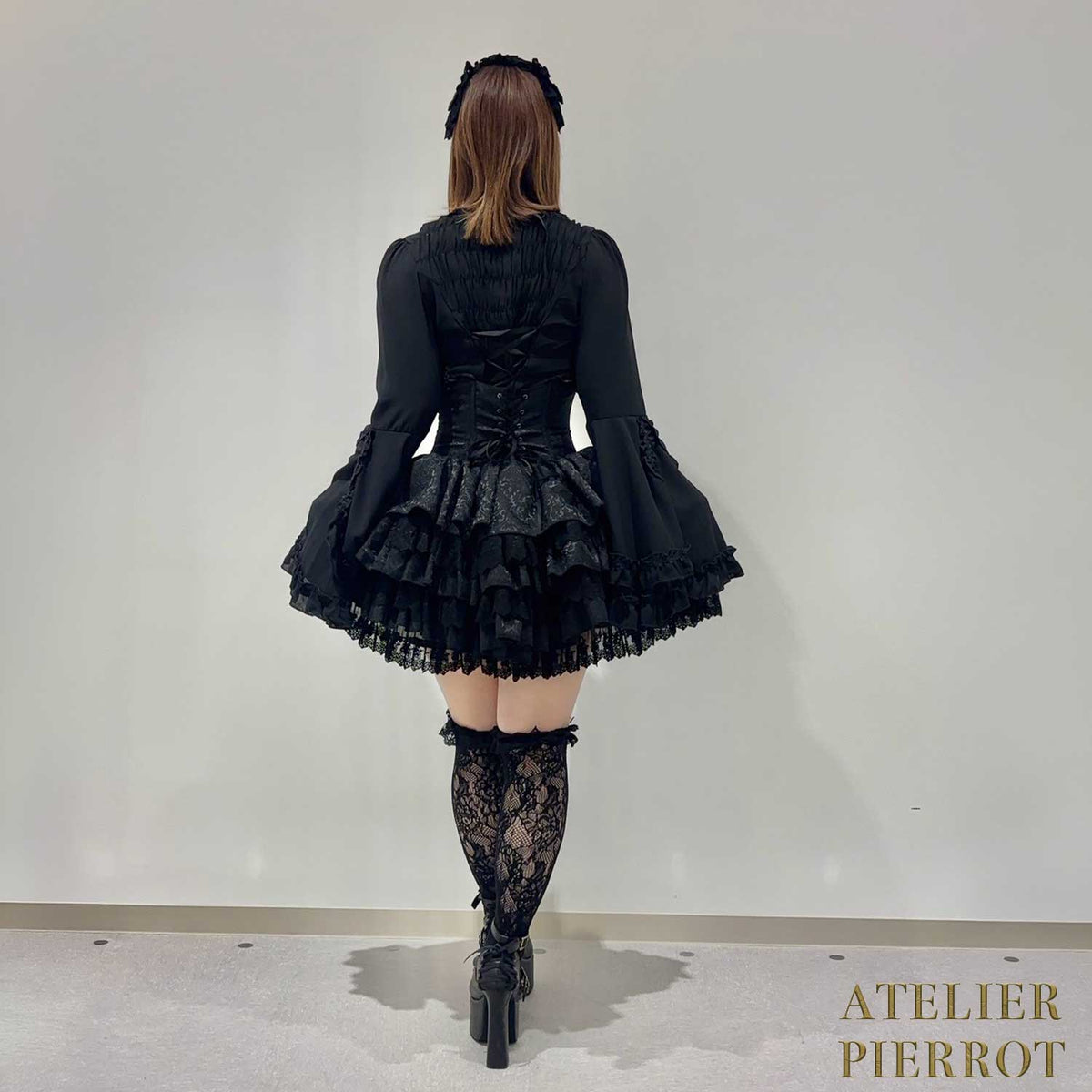 【ATELIER PIERROT】 Royal Nocturne Mini Corset Skirt ホワイト/ピンク/ワイン/グリーン/ネイビー/ブラック