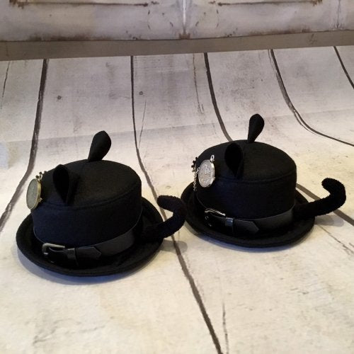 【uf】ウフ ネコ耳ミニハット ゴールド/シルバー ★受注商品★