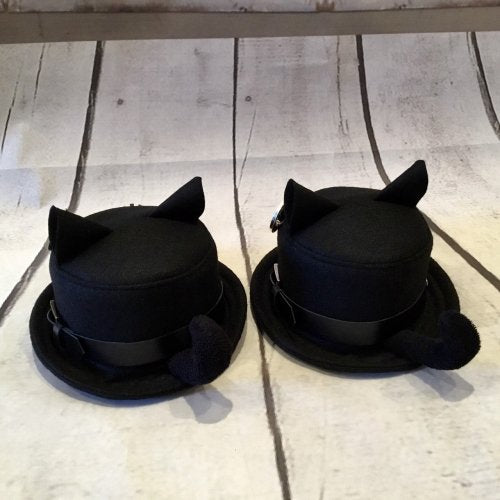 【uf】ウフ ネコ耳ミニハット ゴールド/シルバー ★受注商品★