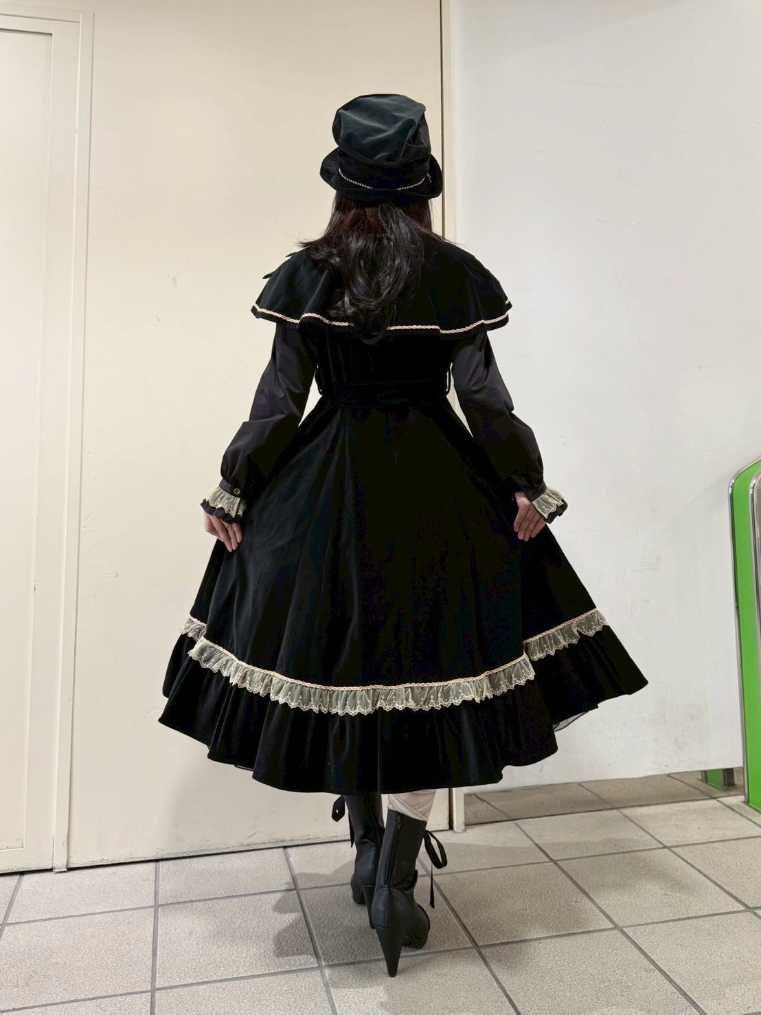 【Victorian maiden】ヴィクトリアンメイデン ベルベットローゼンドレス 〜Gothic Noel Edition〜