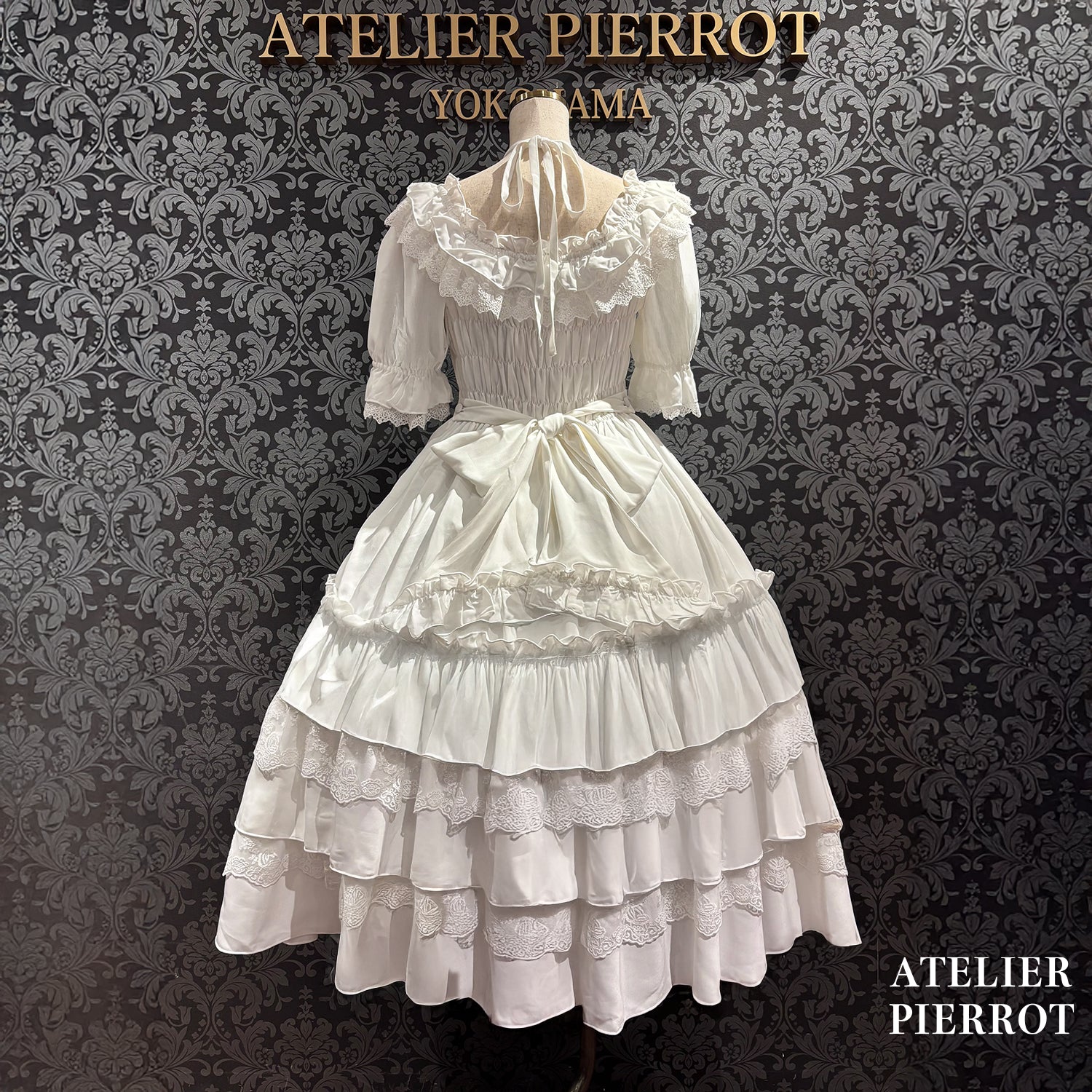 【ATELIER PIERROT】 ★Now accepting reservations★Aveline Mimore DressWhite/lavender/Navy/Black