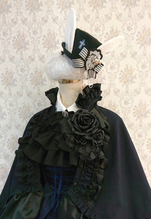 【uf】ウフ うさ耳ミニハット(白耳)★受注商品★