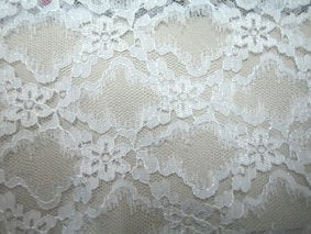 【MARBLE】マーブル バラつきロンググローブ:白レース