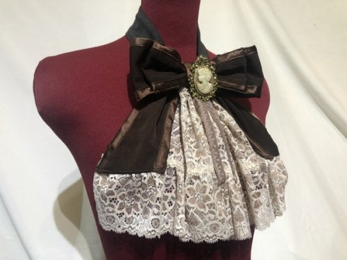 【MARBLE】マーブル アンティークカメオ付きリボンタイ