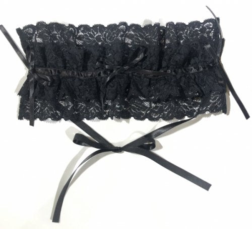 【MARBLE】マーブル レースティアードヘッドドレス:黒×黒