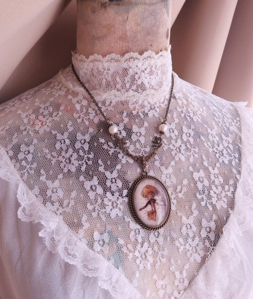 【Luxmira】ルクスミラ Necklace “小さな秘密“ series(薔薇とパール/鍵/鍵穴)