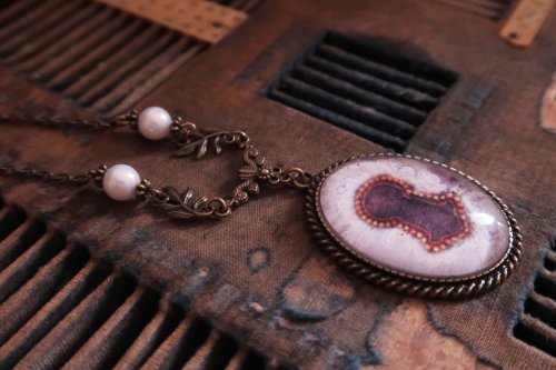 【Luxmira】ルクスミラ Necklace “小さな秘密“ series(薔薇とパール/鍵/鍵穴)