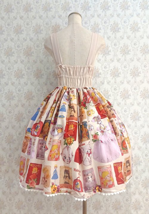 【Violet Fane】OTOME Nostalgia ジャンパースカート Cream