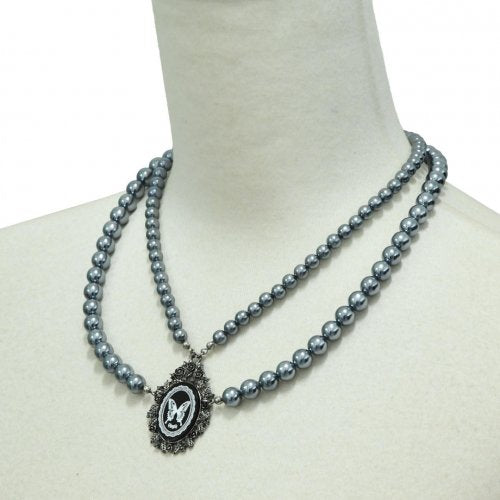 【Sheglit】シェグリット "Ulysses Rose"プリンセスパールネックレス ブラック