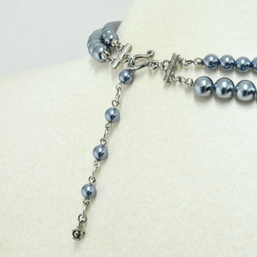 【Sheglit】シェグリット "Ulysses Rose"プリンセスパールネックレス ブラック