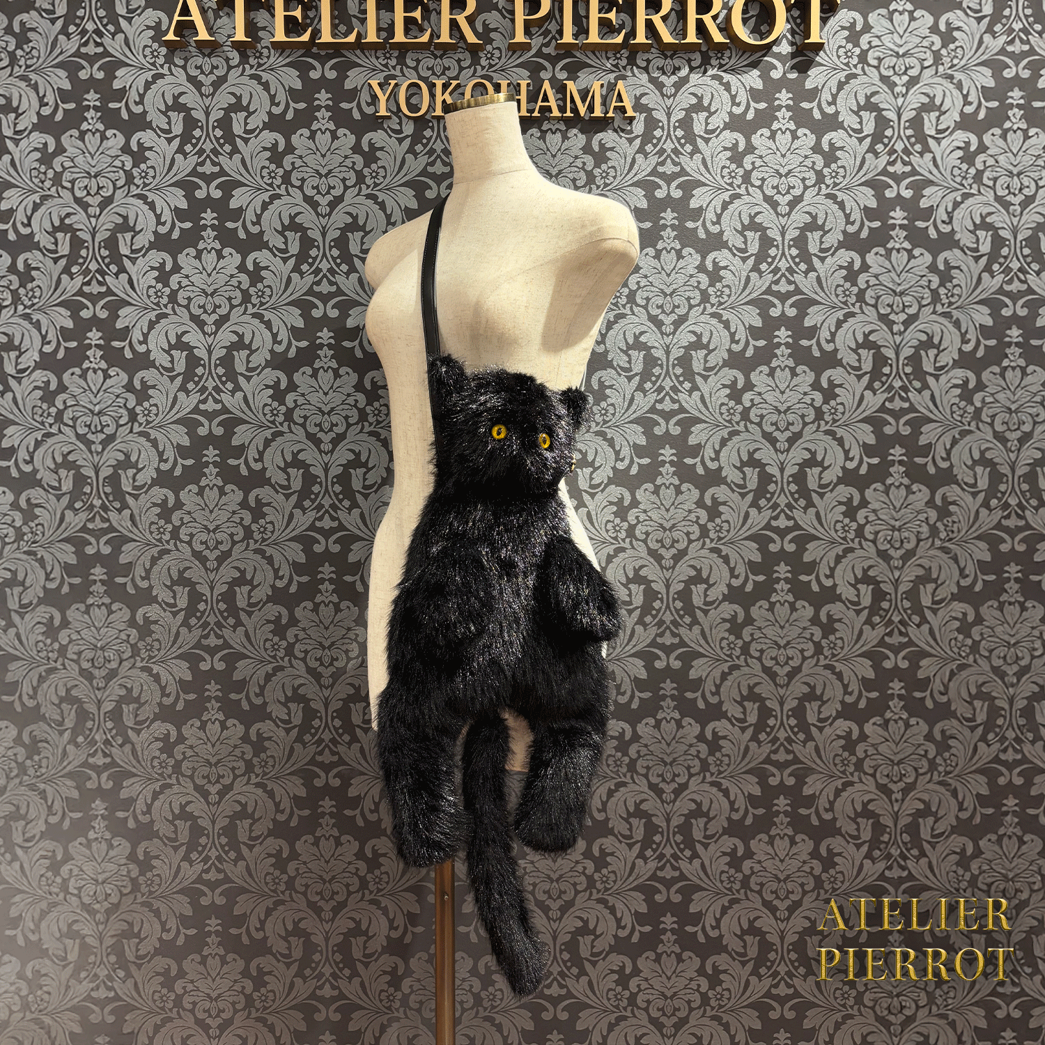 【ATELIER PIERROT】 Noir Neko Shoulder BAG