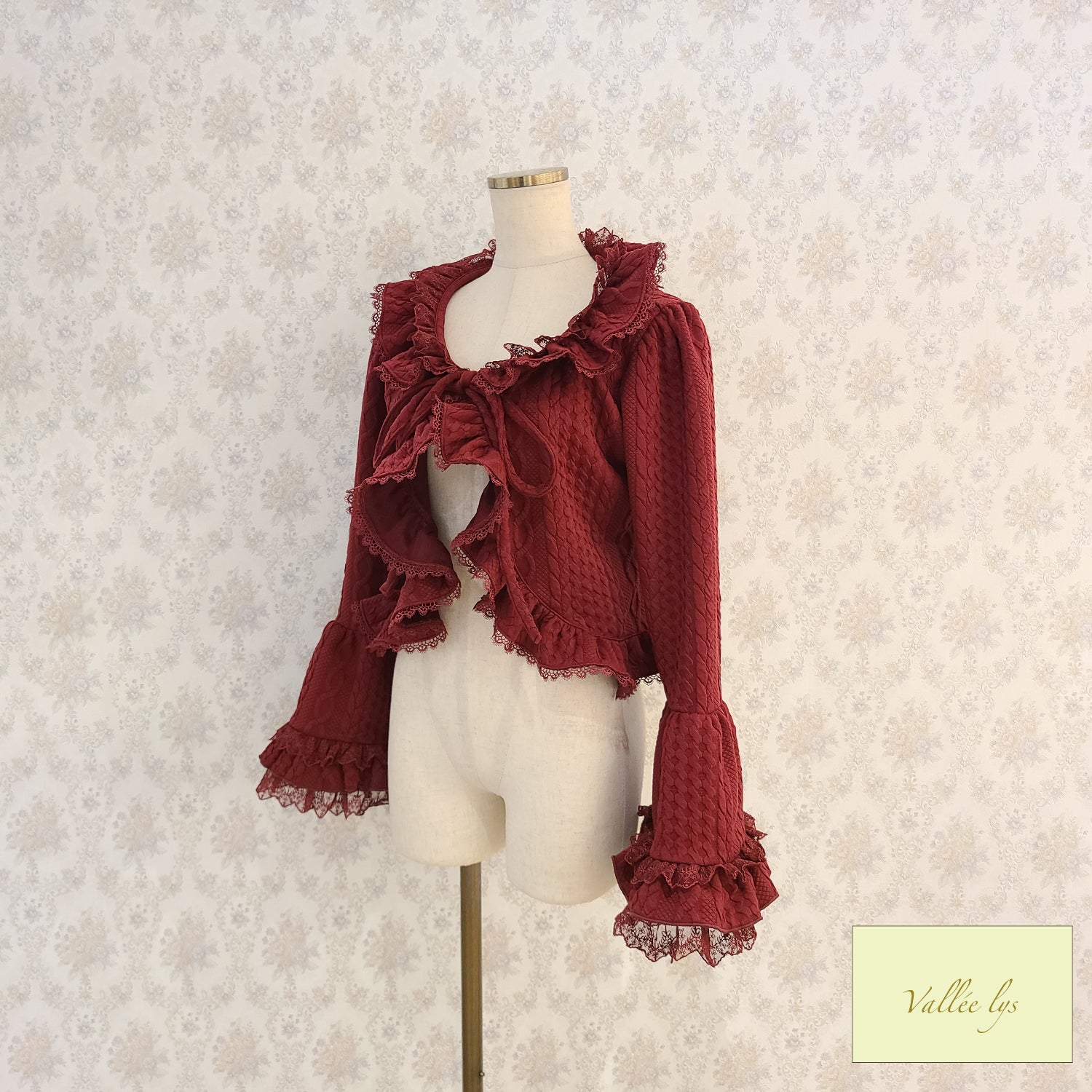 Vallee lys瓦勒里斯Petal Bloom Cardigan