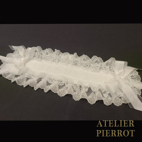 【ATELIER PIERROT】romanesque headdress ホワイト/ブラック