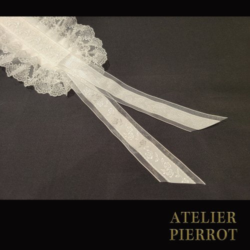 【ATELIER PIERROT】romanesque headdress ホワイト/ブラック