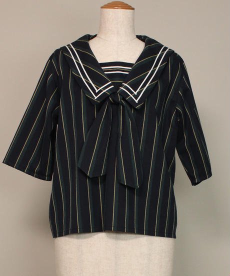 【HERHUM】ハーハム ベンジャミンシャツブラウス グリーン/ワイン