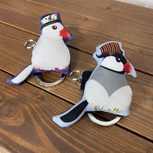 【Coco&Ami】ココトアミ 3WAYバッグチャーム/文鳥(シナモン文鳥)