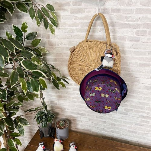 【Coco&Ami】ココトアミ 3WAYバッグチャーム/文鳥(白文鳥)