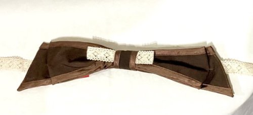 【MARBLE】マーブル リボン型クラシカルヘッドドレス:茶