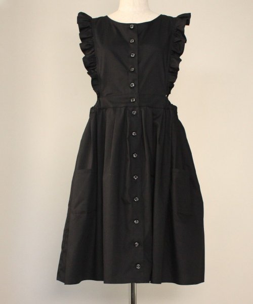 【HERHUM】ハーハム レベッカエプロンジャンパースカート Gothic Edition