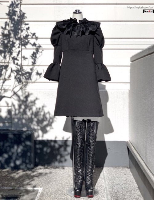 【Na+H】エヌエープラスエイチ Lichenミニワンピース