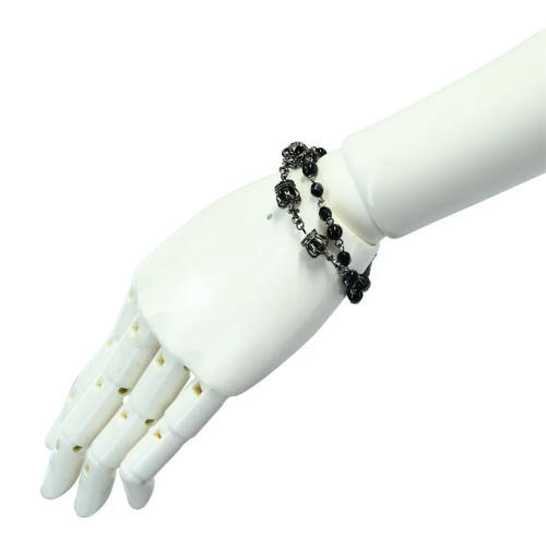 【Sheglit】シェグリット ロイヤルクラウンブレスレット ブラック