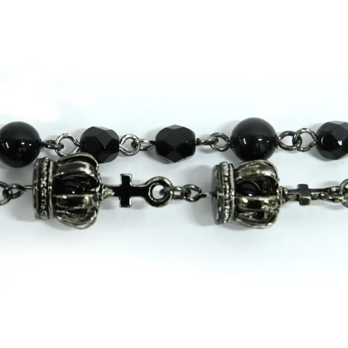 【Sheglit】シェグリット ロイヤルクラウンブレスレット ブラック