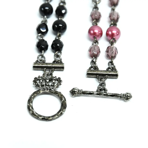 【Sheglit】シェグリット ロイヤルクラウンブレスレット ブラック