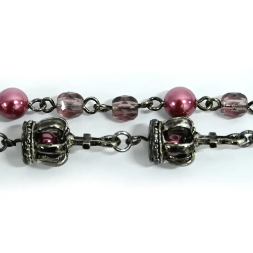 【Sheglit】シェグリット ロイヤルクラウンブレスレット ブラック