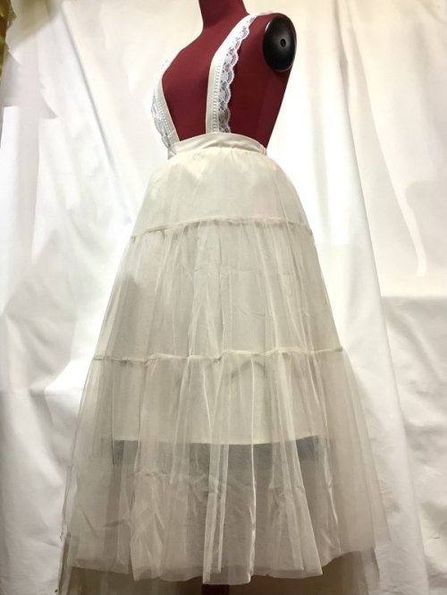 【MARBLE】マーブル 2wayジャンパー&ロングチュールレーススカート