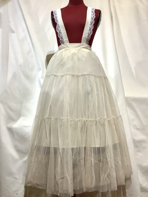 【MARBLE】マーブル 2wayジャンパー&ロングチュールレーススカート