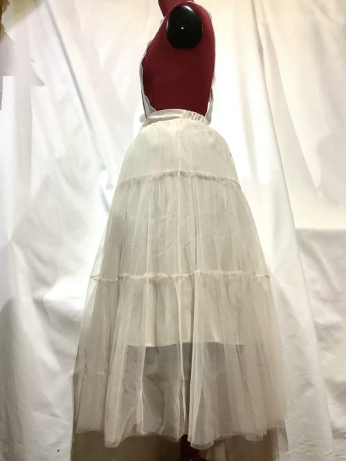 【MARBLE】マーブル 2wayジャンパー&ロングチュールレーススカート